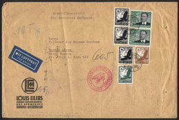 GERMANY: Airmail Cover Sent From Hannover To Buenos Aires On 25/AU/1937 Franked With 7.75Mk., VF Quality! - Vorphilatelie