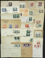 GERMANY: 34 Covers, Cards, Etc., Most Of The Nazi Period, With Some Interesting Cancels! - Prephilately