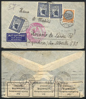 GERMANY: Airmail Cover Sent From Frankfurt To Buenos Aires On 6/AU/1938 Franked With 1.75Mk., CENSORED On Back, VF Quali - Prephilately