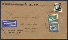 GERMANY: Cover "with Business Papers" (it Weighed 22 Grams) Sent By Airmail From Hamburg To Buenos Aires On 19/AU/1938 F - Prephilately