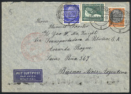 GERMANY: Airmail Cover Sent From Hamburg-Fu. To Buenos Aires On 3/MAY/1939 Franked With 1.75Mk., VF Quality! - Vorphilatelie