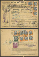 GERMANY: Dispatch Note Of A Parcel Post Sent From Schonbach To Buenos Aires On 16/MAR/1940 By Steamer Conte Grande, With - Prephilately