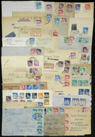 GERMANY: BIZONE: 30 Covers Or Cards Of The Years 1949 To 1952, Most Sent To Argentina, Fine To VF General Quality, Good  - Precursores