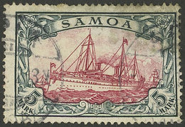 GERMANY - SAMOA: Sc.69, 1900 5Mk. Used, Thinned On Back, Good Front, Low Start! - Samoa