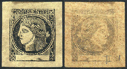 ARGENTINA: GJ.6, Yellow, Type 2, Mint With Original GUM (+50%), Transparent Impression, Superb! - Corrientes (1856-1880)