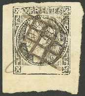 ARGENTINA: GJ.18, Revenue Stamp With Sanchez Signature, And Interesting Pen Cancel Possibly Of Yaguareté Corá, Superb An - Corrientes (1856-1880)