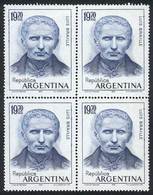 ARGENTINA: GJ.1712A, 1976 Braille, Block Of 4 Printed On CHALKY PAPER (normal Paper Is Glazed), VF Quality, Catalog Valu - Altri & Non Classificati