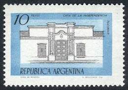 ARGENTINA: GJ.1780A, 1977/9 10P. House Of Tucumán, Printed On Fluorescent Unsurfaced Paper, Imprint In Small Letters, Mi - Other & Unclassified