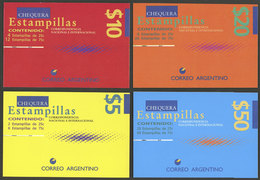 ARGENTINA: Booklet GJ.2703A(1) To 2703A(4), The Complete Set Of 4 Booklets, Excellent Quality! - Altri & Non Classificati