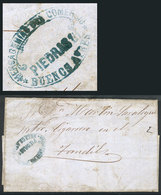 ARGENTINA: Entire Letter Sent From Buenos Aires To Tandil On 15/SE/1861 By Stagecoach Mail MENSAJERÍA DEL COMERCIO, Very - Prephilately