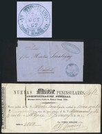 ARGENTINA: Entire Letter Sent From Buenos Aires To Tandil On 22/OC/1862, By STAGECOACH Mail "Nuevas Peninsulares", With  - Préphilatélie