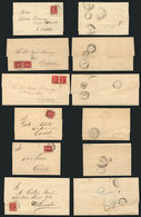 ARGENTINA: Circa 1894: 6 Folded Covers Sent From Buenos Aires To Córdoba, To 3 Prominent Members Of The Cordoba Society  - Préphilatélie