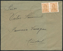 ARGENTINA: Cover (printed Matter) Used Locally In San Juan On 3/JUL/1921, Franked With 2c. (pair GJ.511, 1c. San Martín  - Vorphilatelie