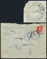 ARGENTINA: Cover Franked By GJ.599, Sent From Tucumán To LUISIANA (province Of Tucumán) On 26/JUN/1926, And Returned To  - Vorphilatelie