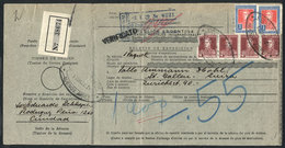 ARGENTINA: Despatch Note Of A Parcel Post Sent From Buenos Aires To Switzerland On 12/DE/1928, Franked With 2,16P. (San  - Vorphilatelie