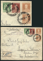 ARGENTINA: 21/OC/1933 MANDISOVÍ (Entre Ríos) - Czechoslovakia: Registered Cover Franked With 3c. Congress Of Cold Tecniq - Vorphilatelie