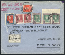 ARGENTINA: Registered Airmail Cover Sent From Buenos Aires To Germany On 11/DE/1934 With Beautiful Postage Of 16.65P., P - Vorphilatelie