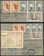 ARGENTINA: 7/DE/1936 Buenos Aires - Czechoslovakia: Despatch Note Of A Parcel Post With Nice Franking Of 3.68P. That Inc - Vorphilatelie