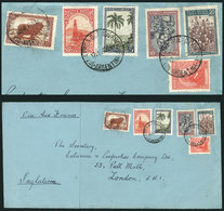 ARGENTINA: Airmail Cover Sent By "Air France" From Buenos Aires To London On 12/JA/1940, Franked With High Values (5P.,  - Prefilatelia
