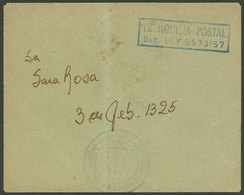 ARGENTINA: Circa 1957: Cover With FRANCHISE For Political Parties, With Mark Of "FRANQUICIA POSTAL  - DEC. LEY 5573/57", - Prephilately