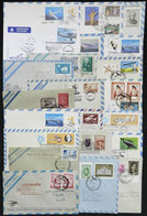 ARGENTINA: Lot Of 22 Covers Or Cards Carried On FIRST FLIGHTS, Special Flights, Or With Interesting Airmail Marks, VF Ge - Prefilatelia