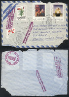 ARGENTINA: Front Of An Airmail Cover Sent From Santa Fe To USA On 7/DE/1985, WHERE ONLY THE FRONT ARRIVED Without Conten - Prephilately