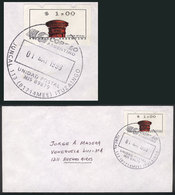 ARGENTINA: Cover Used In Buenos Aires On 1/MAY/1999, Franked With Variable Value Stamp GJ.15 (red Mailbox 1P.), VF Quali - Vorphilatelie