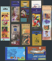 ARGENTINA: Lot Of 16 Different Booklets And Souvenir Sheets, All MNH And Of Excellent Quality. Catalog Value US$124+ - Collections, Lots & Series