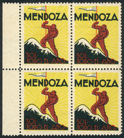 ARGENTINA: MENDOZA: "Sun All Year Round", MNH Block Of 4, Excellent!" - Autres & Non Classés