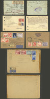 AUSTRIA: 4 Covers Sent To Argentina Between 1927 And 1948, Interesting! - Briefe U. Dokumente