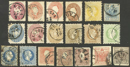 AUSTRIA: Small Lot Of Old Stamps, Fine To Very Fine General Quality, There Are Interesting Cancels! - Colecciones