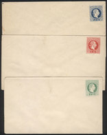 AUSTRIA - LEVANT: 3 Old Different Stationery Envelopes, Unused, VF Quality! - Other & Unclassified