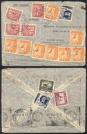 BOLIVIA: Airmail Cover Sent From Santa Cruz To Buenos Aires On 5/DE/1940, Spectacular Postage, Very Nice! - Bolivia
