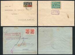 BRAZIL: Lot Of 5 Covers Sent To Germany Between 1928 And 1934, Various Postages And Postmarks, VF Quality! - Cartas & Documentos