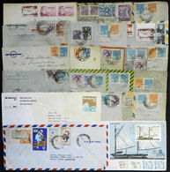 BRAZIL: 22 Covers Sent (most) To Argentina In Varied Periods, There Are Interesting Postages And Cancels, VF General Qua - Covers & Documents
