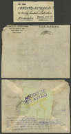 BRAZIL: PLANE WRECK: Cover Dispatched In Sao Paulo With Unknown Destination (the Address Got Removed With Water During T - Storia Postale