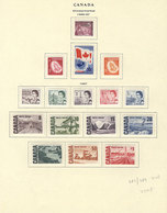 CANADA: Balance Of Collection On Pages, Fine General Quality But Also Including Some Stamps With Defects, Perfect Lot To - Verzamelingen