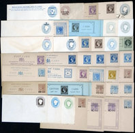 CEYLON: 35 Old Unused Postal Stationeries (one Envelope Used), Almost All Different, About 5 Postal Cards + 1 Lettercard - Ceylan (...-1947)