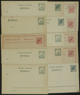 GERMAN COLONIES: 14 Old Postal Cards, 2 Are Double (with Paid Reply), Fine To Very Fine General Quality! - Otros & Sin Clasificación