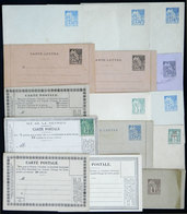 FRENCH COLONIES: 15 Old Varied Postal Stationeries, Almost All Unused And Of VF Quality! - Altri & Non Classificati