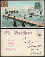 CUBA: Beautiful PC Sent From CAMAGÜEY To Brasil On 18/SE/1917, VF Quality! - Lettres & Documents