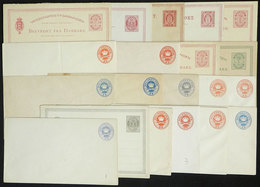 DENMARK: 20 Old Unused Postal Stationeries, 3 Of The Cards Are Double (with Reply Paid), VF Quality - Entiers Postaux
