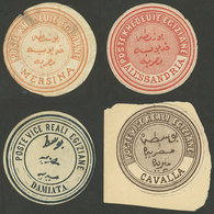EGYPT: 4 Old Seals, One On Fragment, One With Defects And The Rest Of Fine To VF Quality! - Other & Unclassified