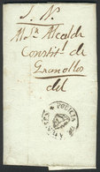 SPAIN: Official Entire Letter Sent On 10/NO/1847 By The Mayor Of MONCENY To That Of Granollers, With Manuscript "S.N." I - ...-1850 Prefilatelia