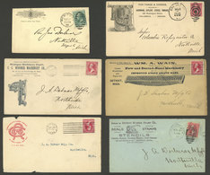 UNITED STATES: 21 Covers Used Between 1883 And 1897, All Handsome Printed Envelopes, Several Very Thematic, Most Of Fine - Sonstige & Ohne Zuordnung