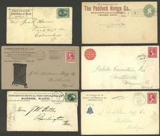 UNITED STATES: 22 Covers Used Between 1893 And 1907, All Handsome Printed Envelopes, Several Very Thematic, Most Of Fine - Other & Unclassified