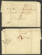 GREAT BRITAIN: Entire Letter Sent Without Postage From TEIGNMOUTH To London On 7/SE/1844, Minor Faults, Interesting! - Autres & Non Classés