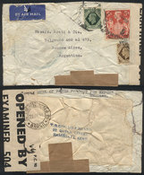 GREAT BRITAIN: Cover Sent From Ramsgate To Buenos Aires In AUG/1941, Interesting Postage, And Brazil Transit Backstamp,  - Otros & Sin Clasificación