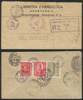 GUATEMALA: Registered Cover Sent From Quetzaltenango To Buenos Aires On 11/JUN/1935, With New York Transit Mark, Excelle - Guatemala