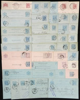 NETHERLANDS: 42 Used Postal Cards, Some With Postage Stamps (about 5 Are Not Postal Stationery), Nice Cancels, VF Genera - Sonstige & Ohne Zuordnung